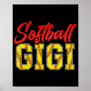Gigi Retro Groovy Loud Trots Sport Game Catcher Poster