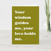 Gigi Sagesse Amour Me Guide Carte Sincère (Devant)