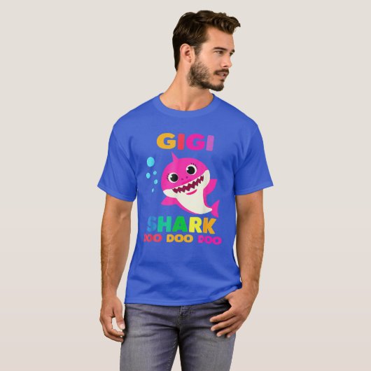 Gigi Shark Doo Funny Baby mammie Kinder T-shirt (Voorkant volledig)