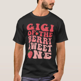Gigi van de Berry Sweet One 1e verjaardag Strawber T-shirt
