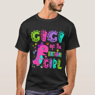 Gigi van de jarige meisjes saurus rex dinosaurus t-shirt