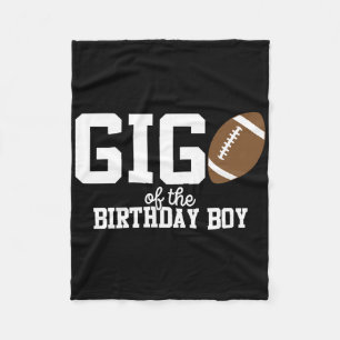 Gigi van de Verjaardag Jongen Football Liefhebber Fleece Deken