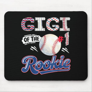Gigi van Rookie Baseball 1e verjaardag jongensfees Muismat