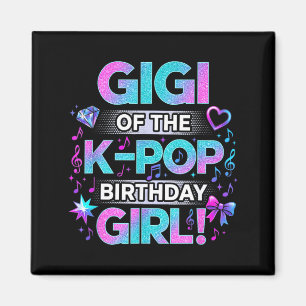 Gigi van The K-Pop Birthday Girls Koreaanse muziek Magneet