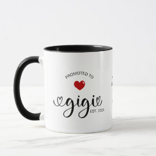 Gigi Vastgesteld Bevorderd Tot Oma Cadeau Mok