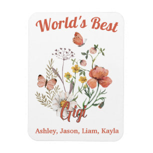 Gigi Wildflower Floral Magneet
