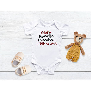Gigi's favoriete oefening: Gepersonaliseerd oma Romper