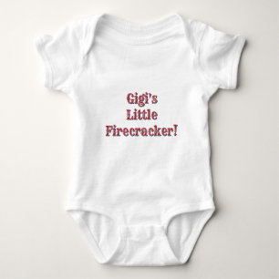 Gigi's Little Firecracker! USA 250 Vuurwerk Romper