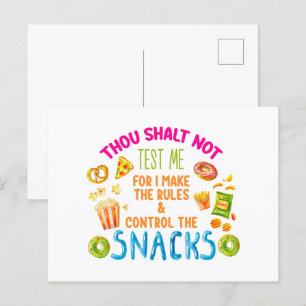 Gij houdt me niet testen, want ik maak het Regleme Briefkaart