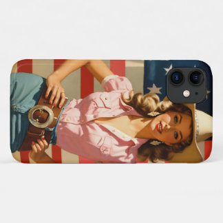 Gil Elvgren Art Style Southern Beauty Queen iPhone iPhone 11 Hoesje