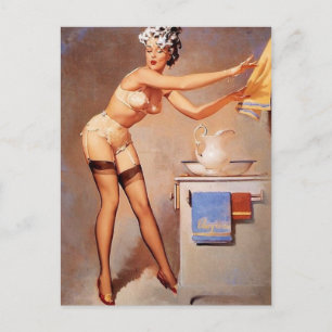 Gil Elvgren - Eye Catcher -  pin up Briefkaart