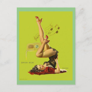Gil Elvgren -  pin-up Briefkaart