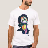 Gil Scott Heron Pop Art WPAP T-shirt (Voorkant)