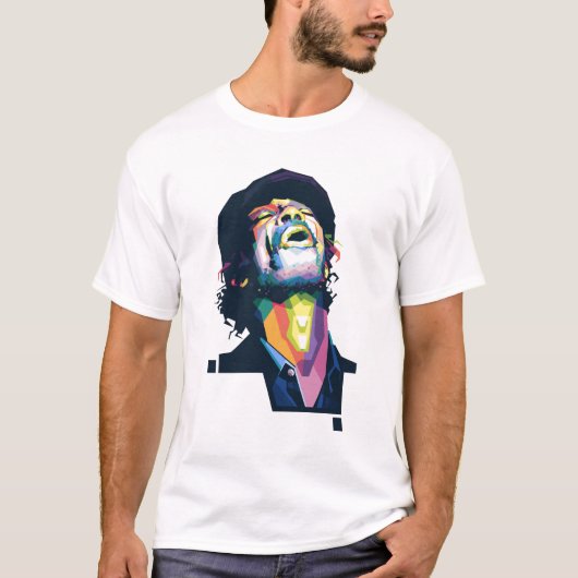 Gil Scott Heron Pop Art WPAP T-shirt (Voorkant)