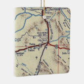Gila Bend AZ  Map Keramisch Ornament (Rechts)
