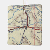 Gila Bend AZ  Map Keramisch Ornament (Links)