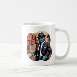 Gila Mobster Illustratie Combo Creature Grappig Koffiemok