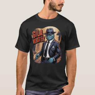 Gila Mobster Illustratie Combo Creature Grappig T-shirt
