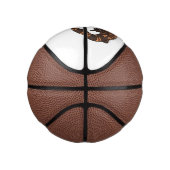 Gila monster cartoon illustratie basketbal (Rechts)