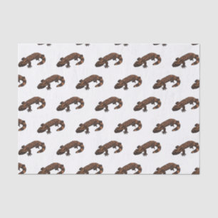 Gila monster cartoon illustratie tissuepapier