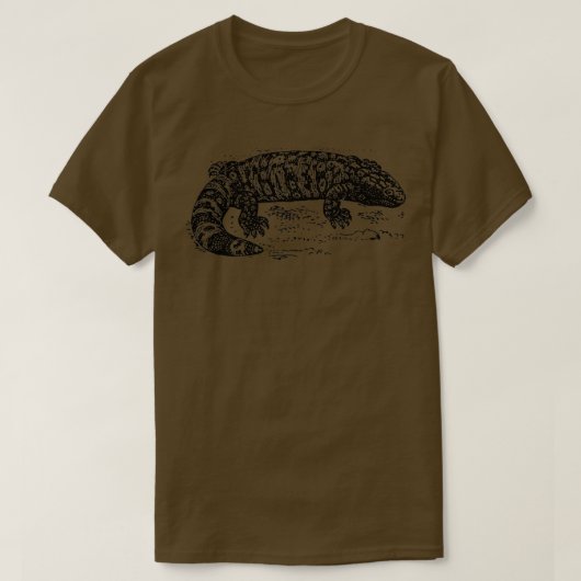 Gila Monster Lizard 1 T-shirt (Design voorkant)