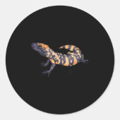 Gila Monster Ronde Sticker (Voorkant)