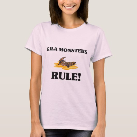 GILA MONSTERS Rule! T-shirt (Voorkant)