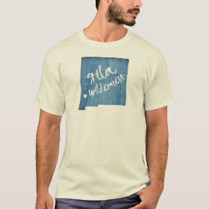 Gila Wilderness New Mexico houtnerf T-shirt