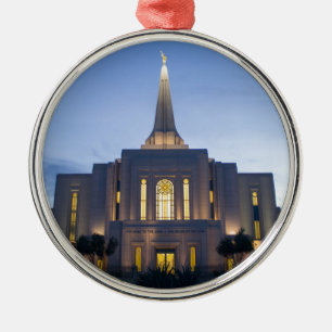 GIlbert Arizona LDS Temple Metalen Ornament