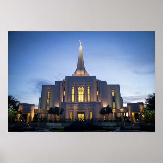 Gilbert Arizona LDS Temple Poster (Devant)