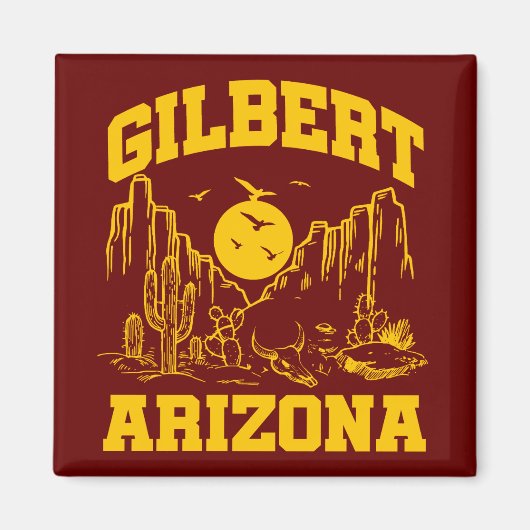 Gilbert, Arizona Magneet (Voorkant)