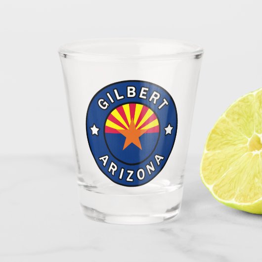 Gilbert Arizona Shot Glas (Voorkant)