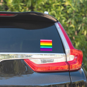 Gilbert Baker Gay Pride Flag Regenboogstaking Sticker