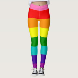 Gilbert Baker Pride Vlag Regenboog Gestreept LGBT Leggings