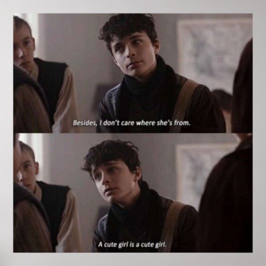 Gilbert Blythe Quote Poster (Voorkant)