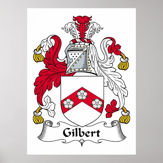 Gilbert Family Crest Poster (Voorkant)