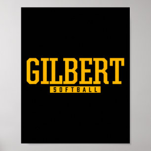 Gilbert High School Softbal Poster