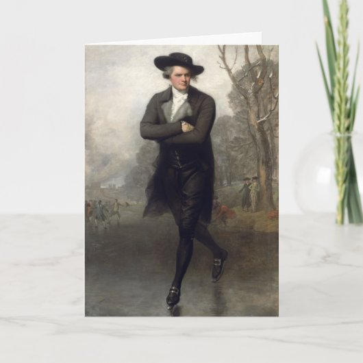 Gilbert Stuart de Schaatser Kaart (Voorkant)