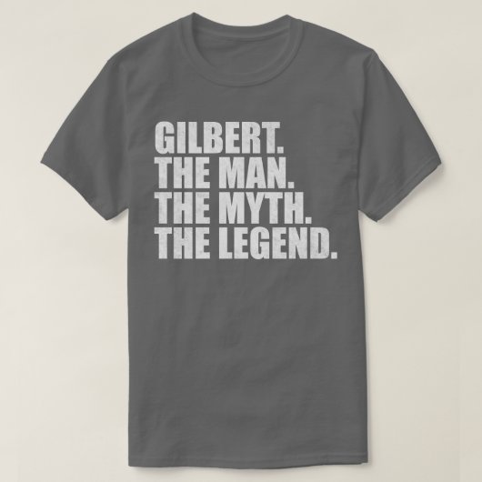 GilbertGilbert Achternaam Gilbert T-shirt (Design voorkant)