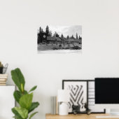 Gilchrist, Uitzicht van het handelscentrum van Ore Poster (Thuiskantoor)