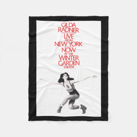 Gilda Radner Live From New York  Fleece Deken (Voorkant)