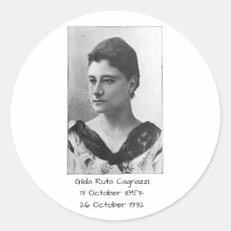 Gilda Ruta Cagnazzi Ronde Sticker