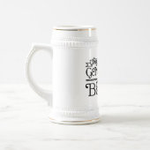 Gilded Beard Black Logo - Stein Bierpul (Links)