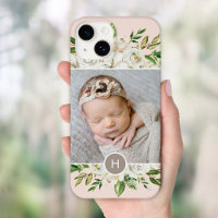Gilded Blooms Blush | Monogrammfoonfoto