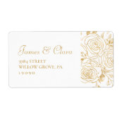 GILDED Blooms Label (Voorkant)