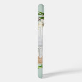 Gilded Blooms Mint | Monogrammfoonfoto Case-Mate iPhone Case (Achterkant / Rechts)
