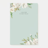 Gilded Blooms Personalized Monogrammed Post-it® Notes (Voorkant)