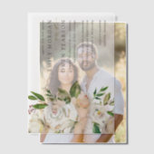 Gilded Blooms Wedding Vellum Uitnodigingen (Offset (Koppel))