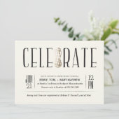 Gilded Celebrate The Peanut Baby shower Invitation Kaart (Staand voorkant)
