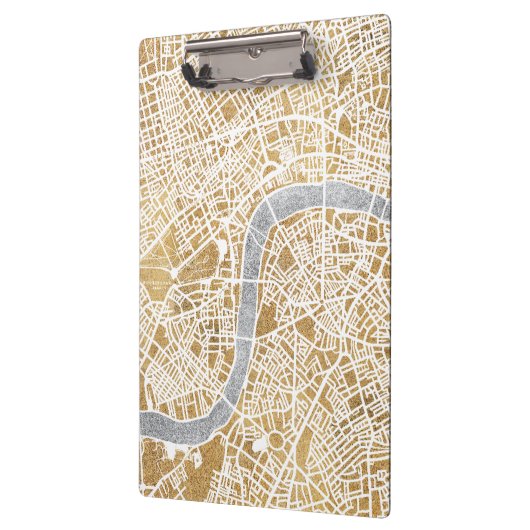 Gilded City Map of London Klembord (Links)